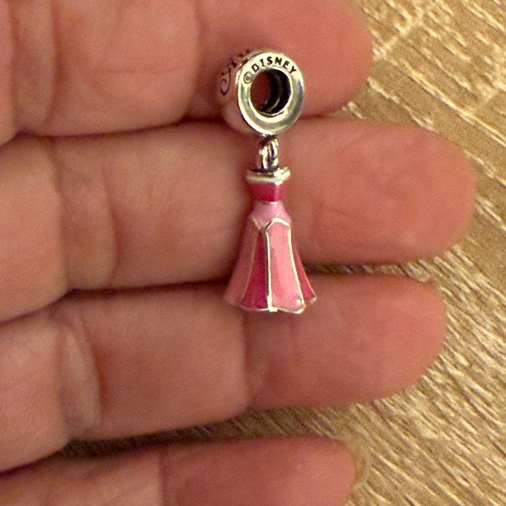 Disney Pink Gown Pendant - Picture 2 of 4